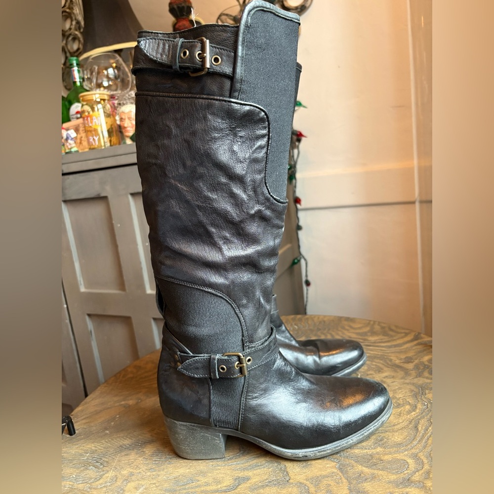 UGG Tall Riding Boots with Buckle Detail